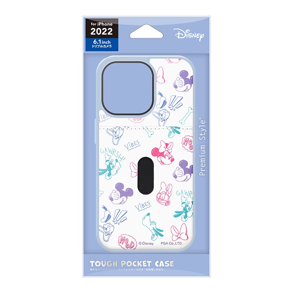 Amazon.com: Premium Style iPhone 14 Pro Tough Pocket Case [Mickey